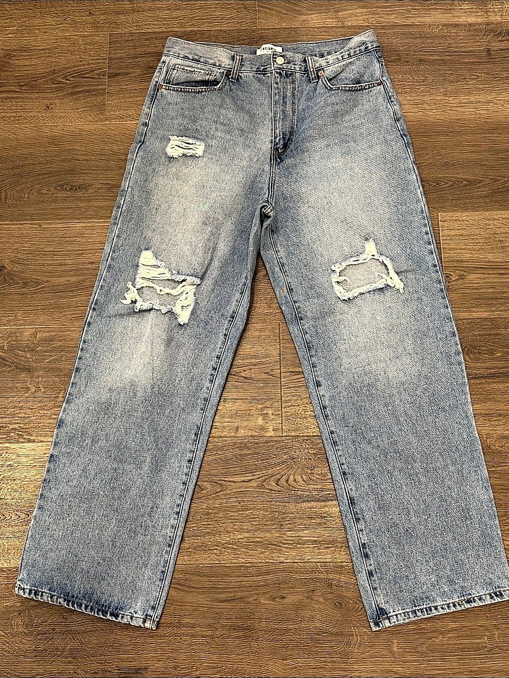 RSG Baggy Jean Distressed Blue Waist 32